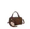 Diseño de Nicho Bolso Boston para Viajero Mujer Verano 2026 Nueva Moda Casual Tejido Cruzado Hombro Bolso Pequeño