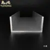 Liga de alumínio canaleta em forma de U canaleta de vedação de borda trilho guia de alumínio canaleta rebaixada material de alumínio canaleta de tira de clipe de fixação de vidro em forma de U canaleta de alumínio canaleta em forma de U alumínio