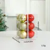 Bola de Plástico Decorativa Navideña Bola para Colgar en Fiesta Bola Colgante Bola de Barril Clásica Bola Chapada Bola de Navidad en stock Mayoreo