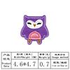Lindas pegatinas de tela bordadas de mariposa de dibujos animados, accesorios para ropa, parches de animales, pegatinas, insignia bordada a máquina, pegatinas bordadas de muñeca