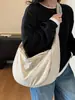 2025 Nueva Bolsa Tote de Gran Capacidad para Viajes Diarios Moda para Chicas Casual Más Fácil de Combinar Bolso de Hombro Estudiante Clase Bolso Cruzado
