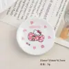 Accesorios de Resina para Manualidades de Dibujos Animados Joyería Plato de Gato Pegamento de Crema Pasador Funda para Teléfono Móvil Hebilla de Zapato Llavero Colgante con