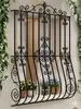 Estilo Europeo Hogareño Hierro Forjado Antirrobo Ventana Protectora Ventana Barandilla Interior Balcón Ventana Saliente Barandilla Valla Villa Valla Exterior