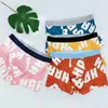 Sudeste Asiático E-commerce Transfronteiriço Comércio Exterior Alto Volume Cuecas Boxer Masculinas Moda Estampada Letra Shorts para Meninos