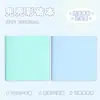 Nuevo Cuaderno de Bolsillo Blue Fruit Página de Color para el Hogar Práctico para Viajar Notas de Estampilla Libro Pequeño Sencillo