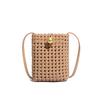 Bolsa Feminina Nicho High-end Moda Cross-border Feminina Bag Hand-woven Hollow Bag Mobile Phone Bag Shoulder Crossbody Small Square Bag