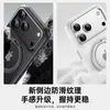 Com Botão de IA, Adequado para Capa de Celular Apple 17Promax, Suporte Magnético Rotativo com Engrenagem, Capa Protetora para iPhone17