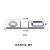 Soporte para palillos de acero inoxidable de estilo japonés, soporte para palillos en forma de media luna, palillos rectangulares dorados para el hogar, soporte para palillos multiusos, almohada para palillos, vajilla de mesa.