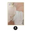 Pintura a Óleo Pintada à Mão Decoração de Parede de Fundo de Sofá da Sala de Estar Pintura de Entrada Pendurada Pintura Abstrata Tridimensional com Textura Estilo Creme
