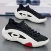 Zapatos de Hombre de Alta Gama Transfronterizos Talla Grande Nuevo Verano Versátiles Malla Transpirable Suela Gruesa Juveniles para Correr Deportivos y Casuales