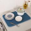 Tapete de Secagem para Armários de Cozinha, Tapete Antiescaldante e Drenante de Água, Jogo Americano Absorvente e de Secagem Rápida, Tapete Antiderrapante Específico para Cozinha