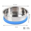 Tazón para comida de acero inoxidable para perro, Tazón para gato, Protección de cuello, Tazón para beber para gato, Fondo suave antideslizante antivuelco, Comida para gato, Suministros para mascotas