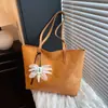 Bolso Retro de Gran Capacidad para Mujer 2025 Nueva Moda Simple Bolso de Hombro para Ir al Trabajo Bolso Satchel Tote