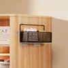 Estante de Almacenamiento para Armario, Cesta de Almacenamiento para Bolsos, Estante Lateral para Gabinete, Organizador de Ropa Interior y Ropa, Cesta Colgante para Armario