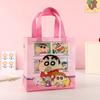 Bolsa de Compras de Dibujos Animados Linda Transfronteriza No Tejida Bolsa de Empaque para Llevar Bolsa Tote de Regalo para el 61 Cumpleaños para Niños y Estudiantes