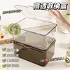 Caja de Almacenamiento Transparente de Acrílico para Escritorio con Tapa abatible Caja de Almacenamiento a Prueba de Polvo para Cosméticos de Escritorio Caja Organizadora para Snacks y Artículos Varios