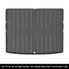 Adequado para 19-25 Mazda Mazda3/Cx-30 Tapetes de Carro Impermeáveis para Todas as Estações Tapete de Porta-Malas Tpe
