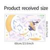 LD64022 niña de dibujos animados pintada nube Luna Estrella habitación infantil decoración de pared para el hogar pegatinas de pared