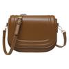 Bolso bandolera de hombro de PU de color sólido con textura alta, nuevo, transfronterizo, pequeño, cuadrado, sencillo, combinable con todo