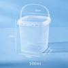 Cubo de plástico cuadrado transparente al por mayor de fábrica grado alimenticio sellado engrosado cubo de embalaje resistente a altas temperaturas cubo de embalaje picante