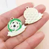 Fútbol Copa del Mundo Deporte Colgante de Aceite Goteante Accesorios de Joyería de Aleación DIY Colgante de Collar Llavero Insignia Conmemorativa