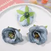 Flor de seda sintética fresca de primavera y verano, cabeza de flor de rosa, corona de bricolaje hecha a mano, accesorios para el cabello Joker, accesorios para la ropa, venta al por mayor