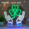 Luces de Neón Flamenco Luces Decorativas Populares en Ins Arcoíris LED Luces con Forma de Navidad Luces de Ambiente Tira de Luces Flexible USB