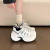 Zapatos de Padre con Suela Gruesa para Aumentar la Altura para Mujer, Primavera/Verano 2026, Súper Populares, Transpirables, Versátiles, de Moda, Deportivos Casuales para Mujer