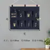 Saco de Armazenamento de Tecido Multicamadas Algodão Linho para Casa Dormitório Guarda-roupa Bugigangas Saco de Armazenamento Montado na Parede Atrás da Porta Saco Pendurado de Oito Bolsos