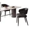 Silla de Comedor de Lujo Ligero Estilo Italiano con Respaldo para Comedor del Hogar, Silla con Respaldo Minimalista Moderna Nórdica, Taburete de Reunión de Hotel