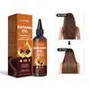 Aceite de Batana Shuo Wo Xin Transfronterizo 4 en 1 120ml Hidratante Reparador Cabello Fuerte Resistente y Denso ACEITE DE BATANA