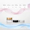 Botellas de Crema con Tapa Transparente de Aluminio Transfronterizas, Crema para Ojos, Crema Facial, Botellas Dispensadoras de Cosméticos, Botellas de Muestra de Vidrio Portátiles para Viaje al por Mayor