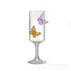 Taça Ins Aspecto Sofisticado Taça de Vinho Borboleta Taça de Champanhe Taça de Coquetel Vidro de Borosilicato Alto Taça de Vinho Tinto