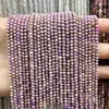 Suministrado directamente por el fabricante: cuentas redondas pequeñas de piedra natural, cuentas de arroz, cristal, turmalina, cuentas redondas de ágata, materiales hechos a mano para DIY, accesorios para pulseras