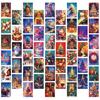 Compra Directa Transfronteriza de 50 Tarjetas de Pared Serie Niña de Navidad, Tarjetas de Estilo, Postales, Tarjetas Conmemorativas
