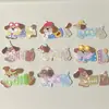 Nuevo Dibujo Animado de Primavera Cachorro Saltando Accesorios Acrílicos Hechos a Mano Material DIY Parche Lindo para Cabeza Venta al por Mayor