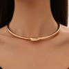Pulseras Populares Transfronterizas Europeas y Americanas Ins Normcore Pulseras con Patrón de Onda Asimétrico Pulseras Metálicas Brillantes Joyería para Mujer