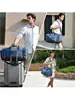 Bolsa de Lona Expandible Impermeable para Viaje de Gran Capacidad, Duradera Resistente al Desgarro, Adecuada para Uso en Gimnasio y Viajes
