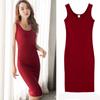 Vestido de base de chaleco, falda larga lencero, talla grande, vestido de chica gordita para mujer, falda base de estudiante de verano 2024