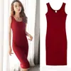 Chaleco Vestido de Fondo Falda Larga con Tirantes Talla Grande para Mujer Vestido para Gorditas mm Primavera y Verano Falda de Fondo para Estudiante