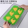 Molde de Silicone Natalino de 6 Peças Transfronteiriço Silicone Alimentício Cola de Assar Fondant Pudim Árvore de Natal Molde de Bolo de Silicone