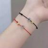 O Mesmo Estilo do Xiaohongshu, Anel de Dinheiro com Cordão Trançado à Mão de Moedas, Presente Único para Meninas e Melhores Amigas