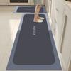 Tapete de Cocina Transfronterizo Resistente a la Suciedad Antideslizante Tapete Absorbente de Barro Diatomeo Alfombra de Cocina Cortable Personalizada