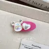 Clip de Pato Oval Lindo Oso Colorido Coreano Diseño de Nicho Clip Lateral de Letra Clip para Flequillo Accesorios para el Cabello Venta al por Mayor