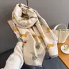 Bufanda de Perro Salchicha con Estampado Completo Leche Fufu Nueva para Otoño e Invierno Bufanda Chal Cálido Lindo Dulce Suave Atmósfera Linda para Mujeres
