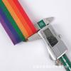 Cinturón de colores intercolor, cinturón de embalaje para equipaje con ribete de cinta de polipropileno PP, correa de arcoíris portátil lisa