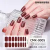 Zhengxiang Transfronteiriço Novo Adesivos de Gel para Unhas Sem Cozimento DIY Cor Sólida Simples Glitter Sem UV Adesivos para Unhas