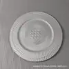 Hotel de bodas estilo europeo fiesta holiday plato decorativo desechable plato base plato para aperitivos fruta plato de plástico