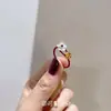 Anillo Trenzado de Flores con Perlas Dopamine, Fresco y Dulce, Moderno y Versátil, Diseño Exquisito, Anillo Floral de Alta Gama