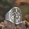 Anillo de Acero de Titanio Retro de Moda para Hombres, Anillo para Dedo Índice Estilo Punk, Anillo de Cola de Gama Alta para Mujeres, Anillo Ajustable